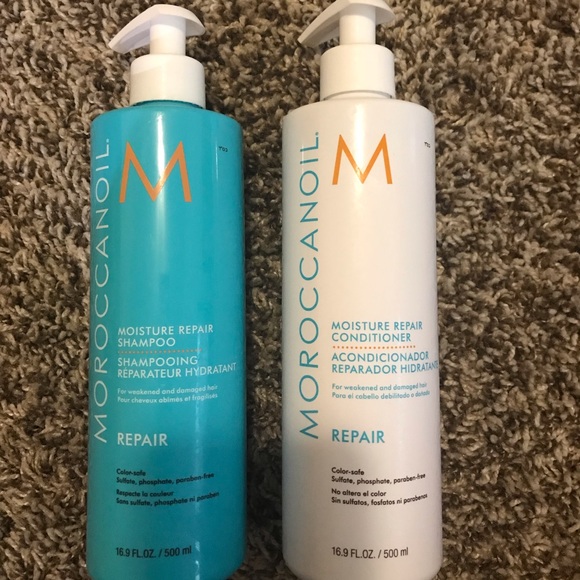 Moroccanoil Moisture Repair Shampoo & Conditioner - Picture 1 of 4